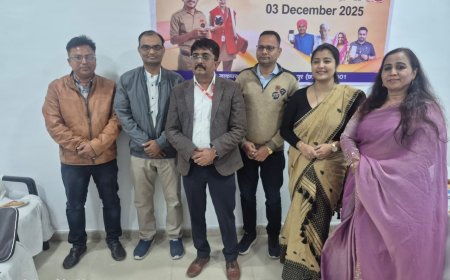 बिलासपुर डाक संभाग में ग्राहक मिलन कार्यक्रम का सफल आयोजन...अधीक्षक विनय कुमार प्रसाद की अध्यक्षता में व्यापारियों से सीधा संवाद...डाक विभाग की आधुनिक व्यावसायिक सेवाओं की दी गई विस्तृत जानकारी