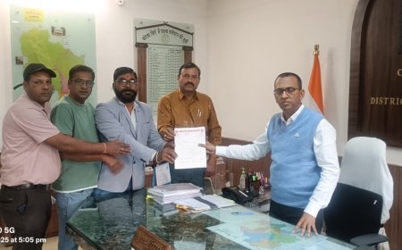 शिक्षकों की समस्याओं को लेकर छ.ग.टीचर्स एसोसिएशन ने कलेक्टर को सौपा ज्ञापन,शीघ्र निर्णय लेने कलेक्टर ने दिया प्रतिनिधि मंडल को आश्वासन