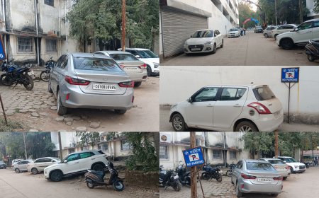 करोड़ों की मल्टीलेवल पार्किंग बेकार, कलेक्टर–एसपी ऑफिस के सामने ही खड़ी हो रहीं बाइक–कार!