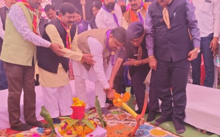 प्रथम राष्ट्रीय रोवर-रेंजर जंबूरी का भूमि पूजन बालोद, दुधली में सम्पन्न