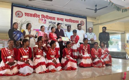 शासकीय मिनीमाता कन्या महाविद्यालय कोरबा में जनजातीय गौरव अंतर्गत एक दिवसीय कार्यशाला का आयोजन, मुख्य वक्ता रहे रघुराज सिंह उइके