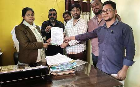 विपक्षी पार्षदों ने स्ट्रीट लाइट सुधारने समेत 5 सूत्रीय मांगों का ज्ञापन सौंपा