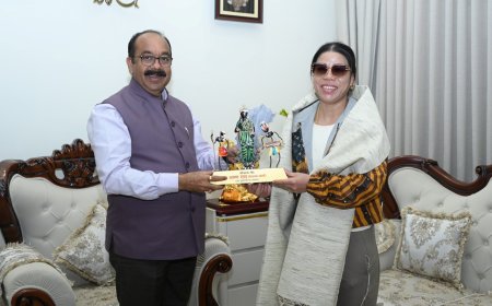 उप मुख्यमंत्री अरुण साव से मिलीं अंतरराष्ट्रीय मुक्केबाज मैरी कॉम...राज्य में खेल सुविधाओं के विकास पर हुई चर्चा