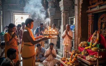 आरती करने का सही तरीका क्या है? जगद्गुरु रामभद्राचार्य से जानें भगवान के सामने कितनी बार दिखाएं दीपक