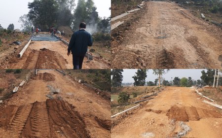 बोईदा में प्रधानमंत्री ग्राम सड़क योजना के तहत गौरव पथ निर्माण में अनियमितता का आरोप ग्रामीणों ने किया विरोध, ई-पीएमजीएसवाई में की शिकायत