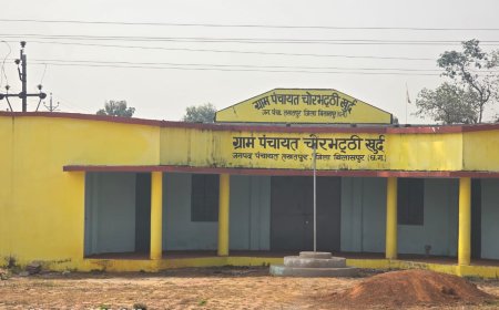 तखतपुर सीईओ ने किया पंचायत कार्यालयों का औचक निरीक्षण...नदारद सचिवों के विरूद्ध कार्यवाही की अनुशंसा