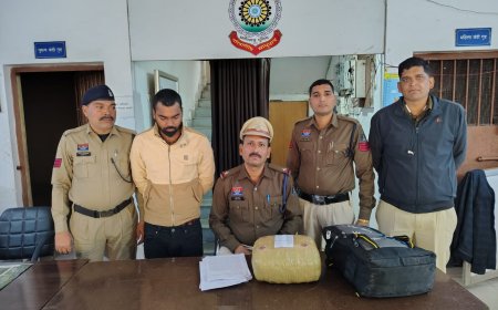 सिरगिट्टी पुलिस की कार्रवाई...अवैध गांजा बिक्री हेतु ग्राहक तलाश रहा एक युवक पकड़ा गया...66 हजार रुपये का मादक पदार्थ जब्त