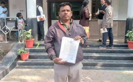 रतनपुर में आदिवासी किसान की पुश्तैनी भूमि पर कब्ज़े का आरोप...तहसीलदार–राइस मिल गठजोड़ का आरोप...कलेक्टर से मांगा न्याय