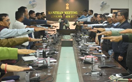 ऊर्जा संरक्षण सप्ताह 2025 - कलेक्टर ने दिलाई ऊर्जा बचाव की शपथ...स्कूली बच्चों को कराया गया ऊर्जा पार्क का भ्रमण, कॉलेजों और स्कूलों के बच्चों ने भी ली शपथ