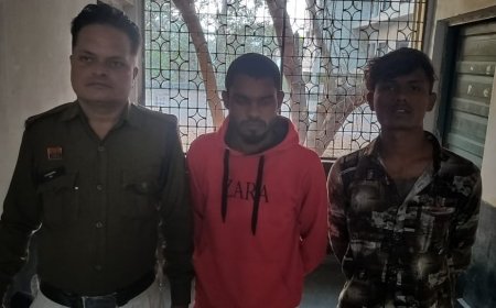 कोनी व तुर्काडीह में चाकू लहराकर दहशत फैलाने वाले दो बदमाश गिरफ्तार...आरोपियो के विरुद्ध आर्म्स एक्ट की कार्यवाही