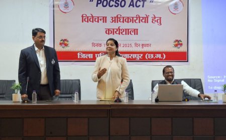 पुलिस अधीक्षक बिलासपुर द्वारा पॉस्को एक्ट के बिलासपुर पुलिस के विवेचक हेतु कार्यशाला आयोजित किए...कार्यशाला में बिलासपुर पुलिस के सभी थाना चौकी प्रभारी सहित 80 से अधिक विवेचक शामिल हुए