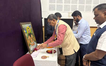 सिम्स में मनाया गया गुरु घासीदास जयंती समारोह