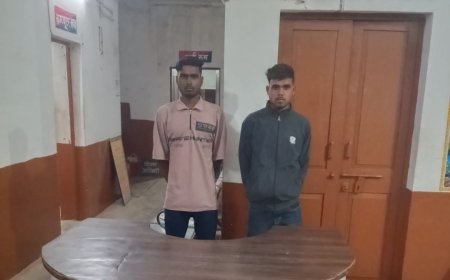 कानून -व्यवस्था बनाए रखने कोनी पुलिस सख्त...दो आरोपियों पर कार्रवाई
