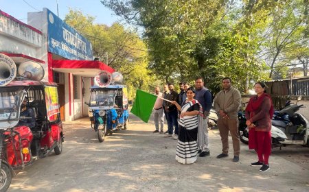 जिले में 278149 बच्चों को पिलाएं जाएंगे, दो बूंद जिंदगी की...पल्स पोलियो अभियान 21 दिसम्बर को...सीएमएचओ ने जागरूकता वाहन को हरी झंडी दिखाकर किया रवाना