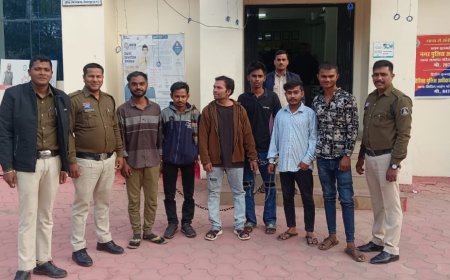 बदमाशों की अब खैर नहीं...सरकंडा पुलिस की सख्त कार्रवाई 06 आरोपी गिरफ्तार