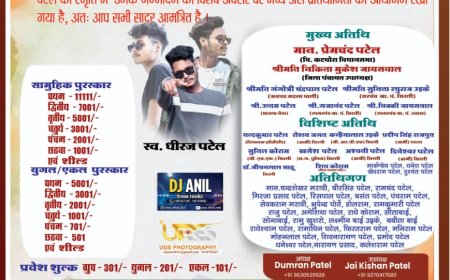 सिरली में कल होगा भव्य डांस प्रतियोगिता का आयोजन, मुख्य अतिथि रहेंगे कटघोरा विधायक प्रेमचंद पटेल