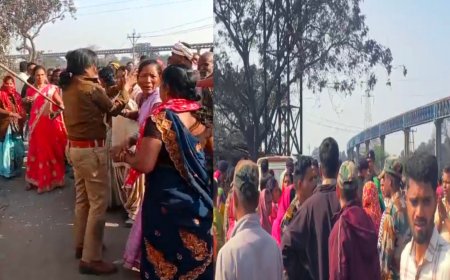 तमनार कोल ब्लॉक विवाद: उग्र प्रदर्शन में पुलिस पर हमला,टीआई बुरी तरह से घायल