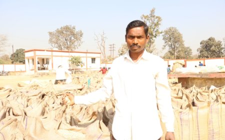 बेहतर मौसम और सुव्यवस्थित खरीदी व्यवस्था से खुश किसान - किसन बंजारे ने बेचा 145 क्विंटल धान