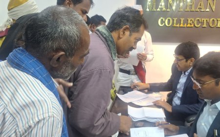 भांचादान में मिले भूमि को अवैध कब्जा से...मुक्ति दिलाने आदिवासी किसान की फरियाद...साप्ताहिक जनदर्शन में सैकड़ों लोगों की सुनवाई