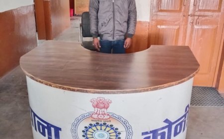 नाबालिक लड़की को शादी का झांसा देकर बहला-फुसलाकर भगाने वाले आरोपी को कोनी पुलिस ने किया गिरफ्तार