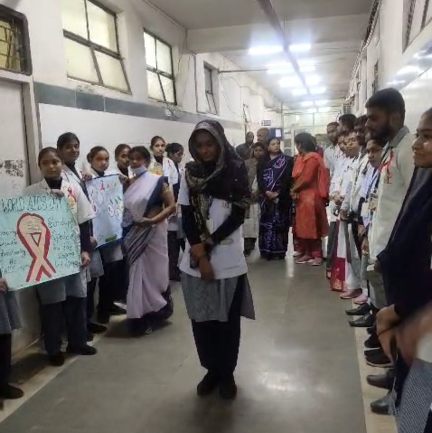 सिम्स बिलासपुर में विश्व एड्स दिवस पर जागरूकता कार्यक्रम एवं नुक्कड़ नाटक का आयोजन