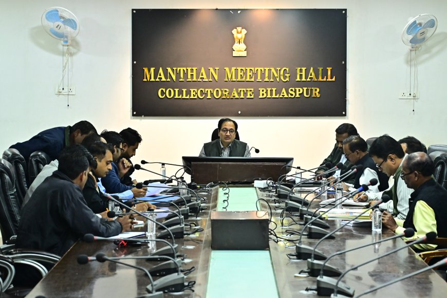 कलेक्टर ने ली जिला निवेश प्रोत्साहन समिति की बैठक...औद्योगिक समस्याओं के त्वरित समाधान के  दिए निर्देश