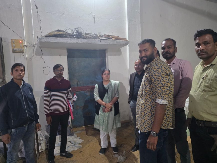 600 क्विंटल अवैध धान जब्त...गोदाम सील...कोरबा प्रशासन की बड़ी दबिश—1500 बोरी अवैध धान जब्त