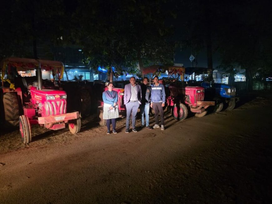 पाली में बड़ी कार्रवाई: 4 ट्रैक्टर-ट्राली अवैध रेत सहित जब्त...बिना रॉयल्टी रेत परिवहन पर प्रशासन की कड़ी कार्रवाई