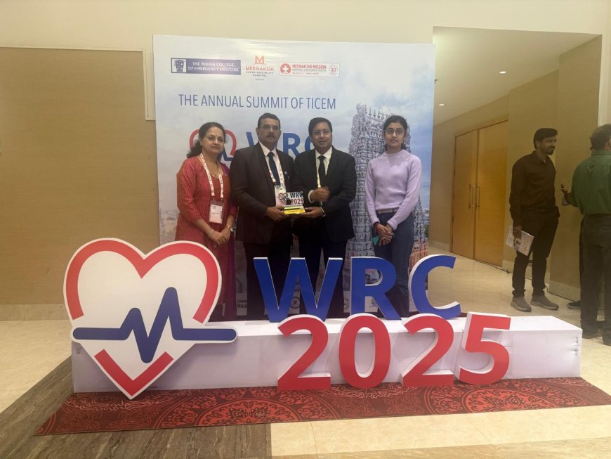 सिम्स के विशेषज्ञों ने विश्व पुनर्जीवन सम्मेलन–2025 में रखा शोध — प्रि-इक्लेम्पसिया, इक्लेम्पसिया और माइक्रोबायोटा पर अंतरराष्ट्रीय मंच पर चर्चा