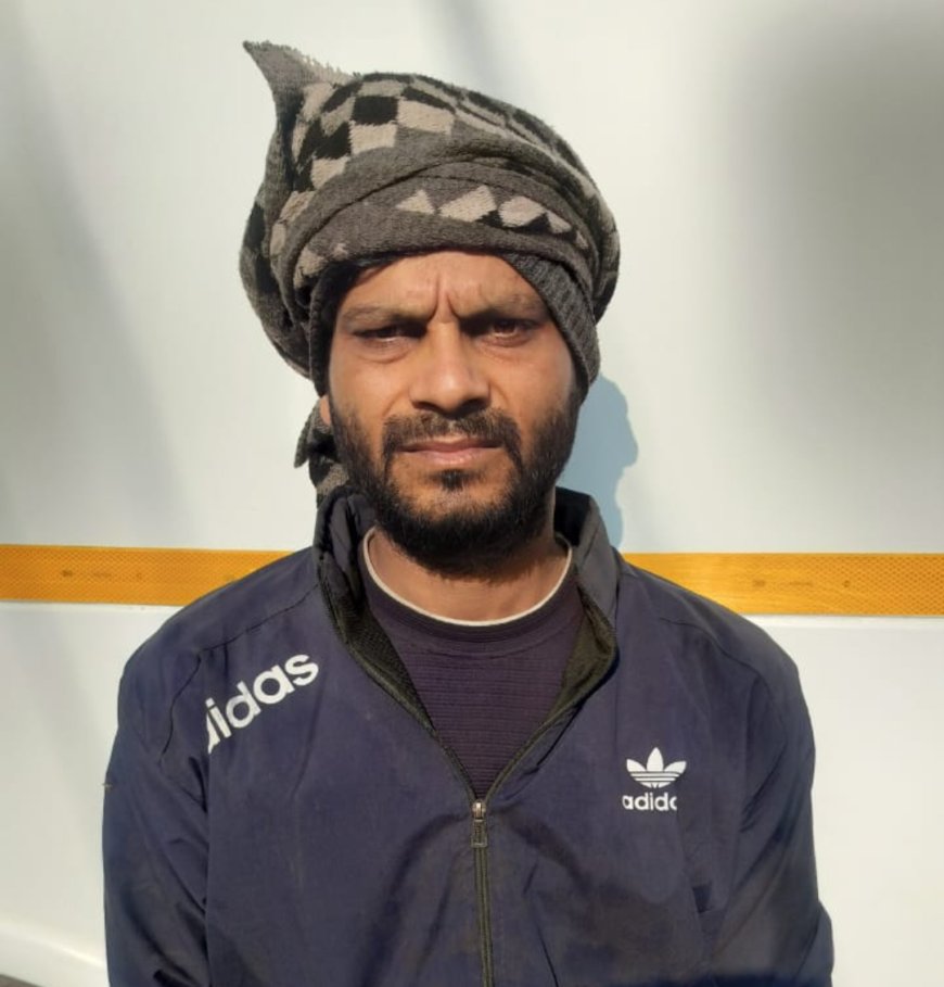 दुर्घटनाग्रस्त बस में आग लगाने वाला आरोपी गिरफ्तार