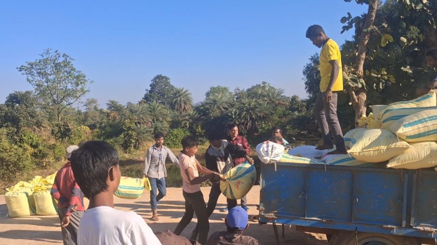 पोटापानी धान खरीदी केंद्र में अव्यवस्था, महिला किसान का धान लौटाया,रोते हुए फूटा दर्द