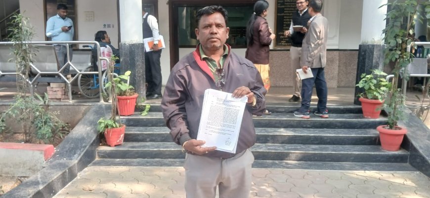 रतनपुर में आदिवासी किसान की पुश्तैनी भूमि पर कब्ज़े का आरोप...तहसीलदार–राइस मिल गठजोड़ का आरोप...कलेक्टर से मांगा न्याय