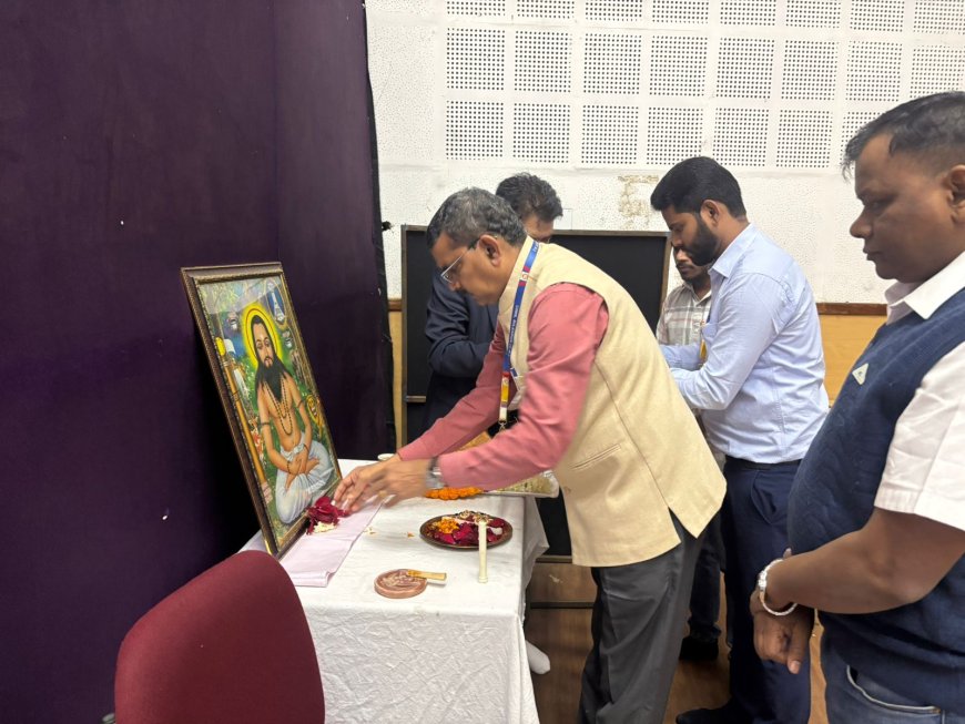सिम्स में मनाया गया गुरु घासीदास जयंती समारोह