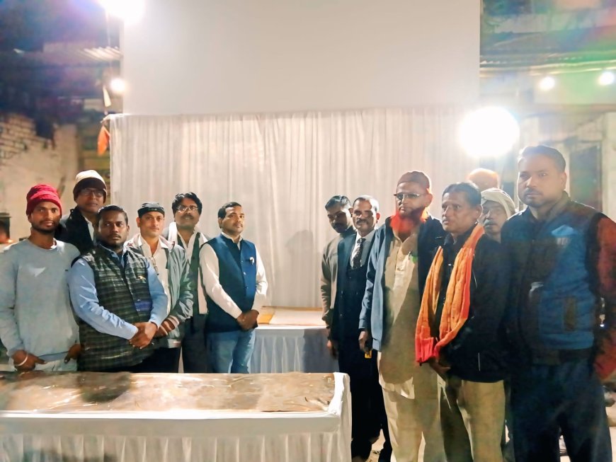 गणेश नगर नयापारा में संत शिरोमणि गुरु बाबा घासीदास जयंती धूमधाम से मनाई गई