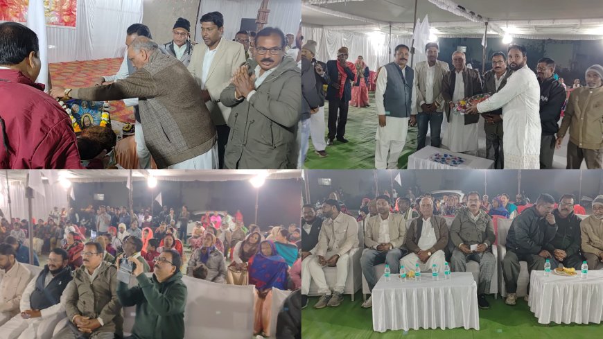 गुरु घासीदास बाबा जी की जयंती सिरगिट्टी कंचन विहार में श्रद्धा पूर्वक भव्य रूप से मनाया...मुख्य अतिथि के रूप में शामिल हुए पूर्व विधायक सियाराम कौशिक