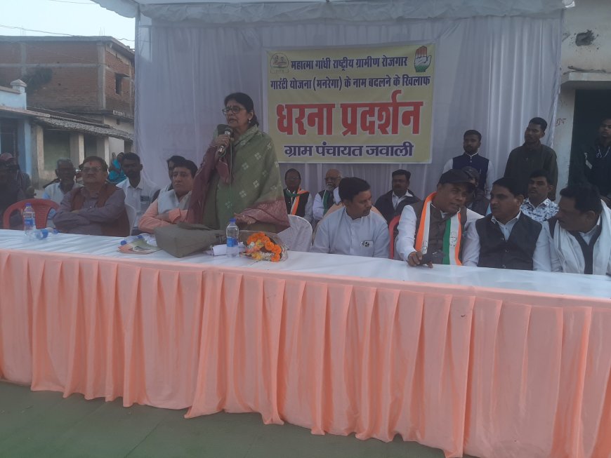 मनरेगा का नाम बदलना राष्ट्रपिता महात्मा गांधी का अपमान - सांसद ज्योत्सना महंत