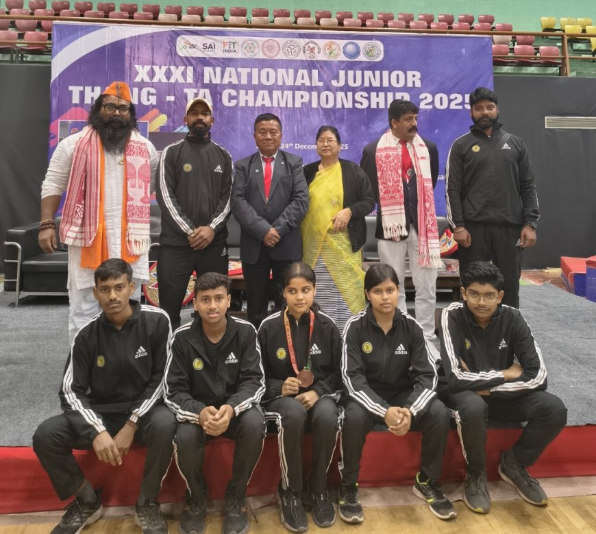 छत्तीसगढ़ के जूनियर खिलाड़ियों ने असम में जीते पदक