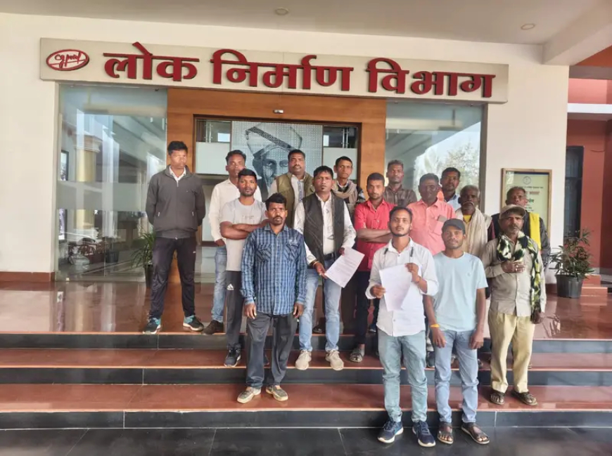 एडीबी योजना के तहत बनी सड़क निर्माण के लिए अधिग्रहित भूमि का मुआवजा पाने चार साल से भटक रहे पोड़ी और पोलमी के आदिवासी किसान...पूर्व विधायक के नेतृत्व में किसान पहुंचे रायपुर, प्रमुख अभियंता लोक निर्माण विभाग को सौंपा ज्ञापन