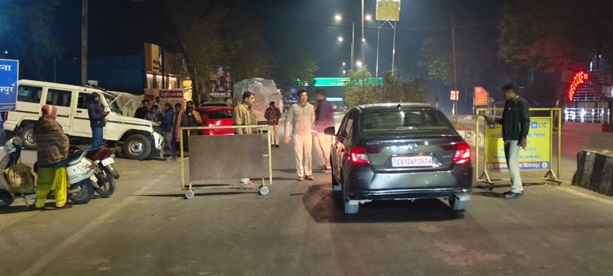 नववर्ष को सुरक्षित बनाने कोनी पुलिस का एक्शन...यातायात नियम तोड़ने वालों 107 वाहन चालकों पर की कड़ी कार्रवाई...