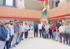 कांग्रेस भवन के कायाकल्प का निरीक्षण करने पहुँचे विधायक अटल श्रीवास्तव