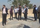 कलेक्टर द्वारा पुनर्वास ग्रामों एवं सड़कों के निर्माण कार्यों का निरीक्षण
