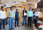 एसडीएम गुरूर द्वारा किया गया राईस मिल का निरीक्षण...पुरूर के राईस मिल में उपलब्ध धान एवं चावल का जाँच कर किया भौतिक सत्यापन
