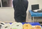 फॉरेस्ट कॉलोनी बेलगहना में पुलिस रेड...5 किलो गांजा व नकदी जब्त