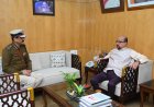 रायपुर : राज्यपाल डेका से नवनियुक्त पुलिस कमिश्नर शुक्ला ने की सौजन्य भेंट