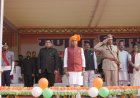 राजस्व मंत्री टंक राम वर्मा ने मुख्य समारोह में किया ध्वजारोहण