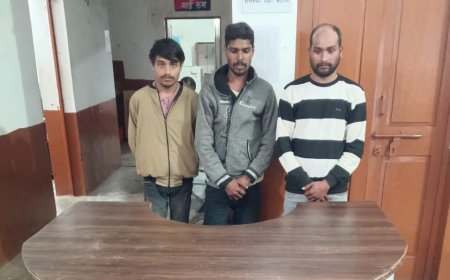 झगड़ा छुड़ाने गए व्यक्तियों से मारपीट कर नुकीले धारदार चीज से हमला करने वाले 03 आरोपी कोनी पुलिस की गिरफ्त में