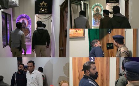 स्पा सेंटरों पर पुलिस की दबिश, नियमों की अनदेखी पर प्रतिबंधात्मक कार्रवाई