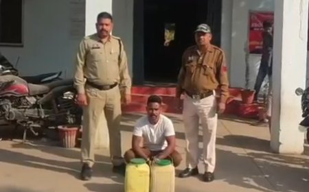 40 लीटर कच्ची महुआ शराब के साथ आरोपी गिरफ्तार...रतनपुर पुलिस ने शराब कोचिये को भेजा जेल