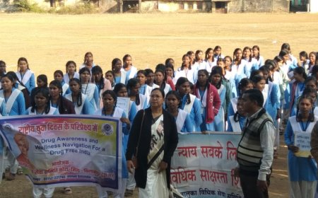 चेतना अभियान के तहत नशा मुक्ति जागरूकता रैली का आयोजन