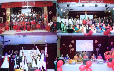 मधुरम निकेतन की शानदार प्रस्तुति के साथ हुआ सांस्कृतिक महोत्सव का समापन,राजस्थानी  महिला लोकनृत्य 'बन्ना रे बाग में झूला डाल्यो' ने दर्शकों को किया रोमांचित...पहलगाम हमला एवं आपरेशन सिंदूर' पर आधारित प्रस्तुति से दर्शकों की आँखें हुई नम